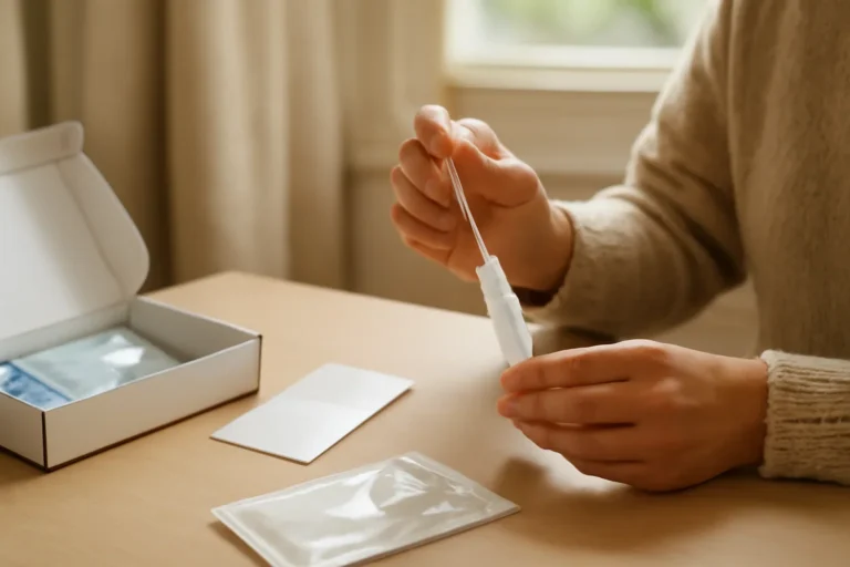 Microbiome Testing for Rural and Remote Canada page hero image showing an at-home microbiome testing scene