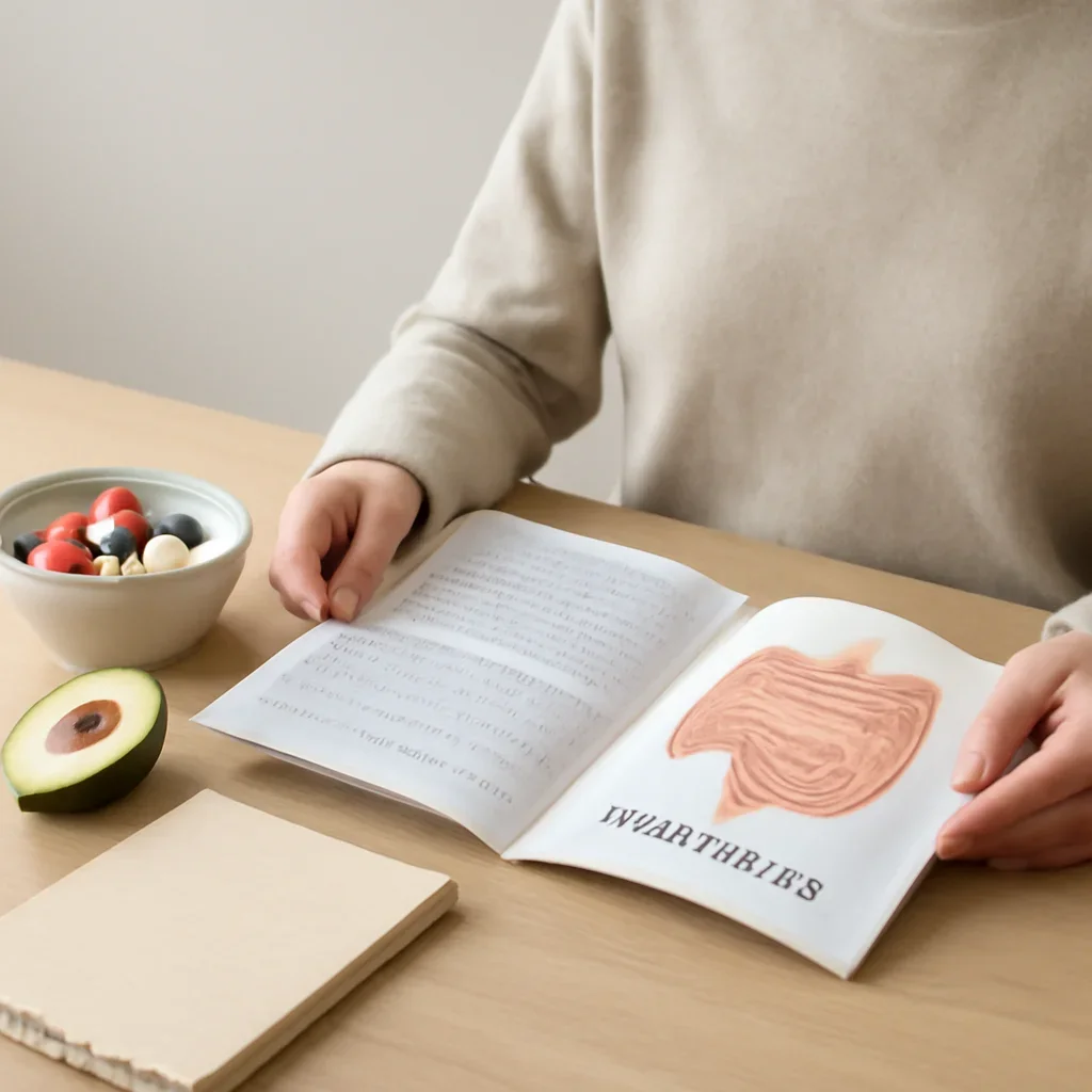 Everyday meal and at-home microbiome test preparation shown in a calm Canadian home