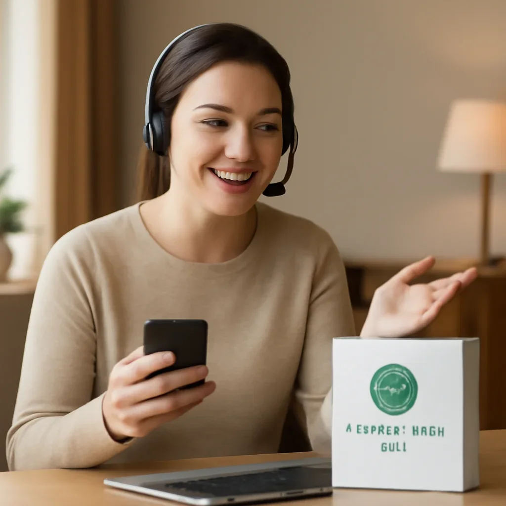 Call to action image for Gut Health Test Canada showing customer support and online ordering
