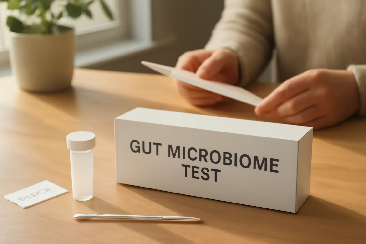 At-home gut microbiome test kit for stool sample collection in Canada