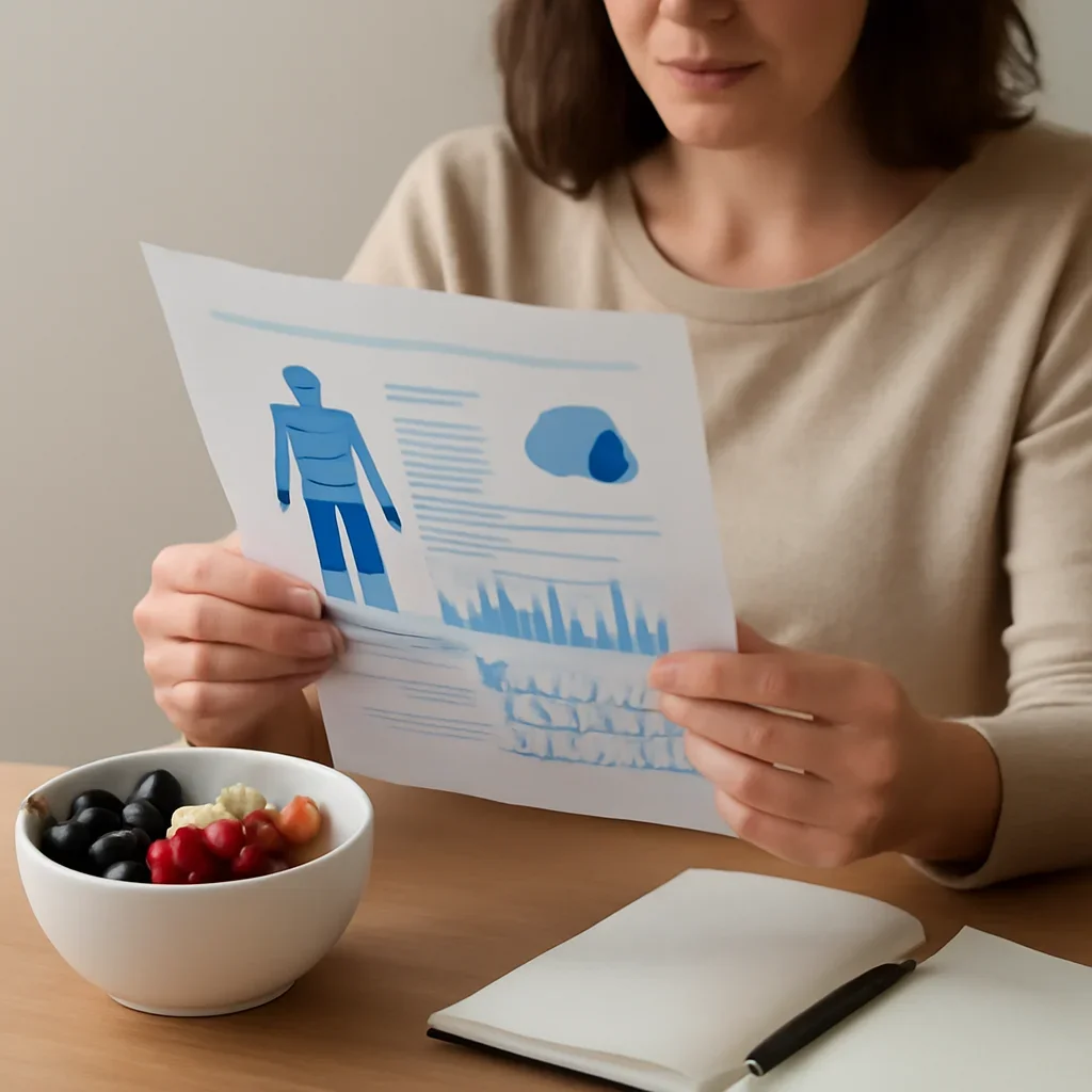Microbiome report and scientific notes used to explain why test methods can produce different results