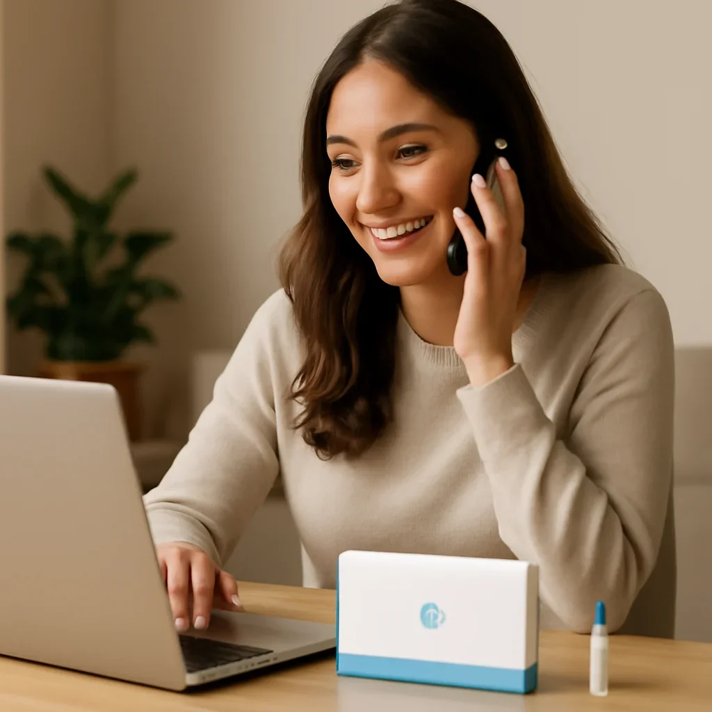 Call to action image for How to Prepare for a Microbiome Test showing customer support and online ordering