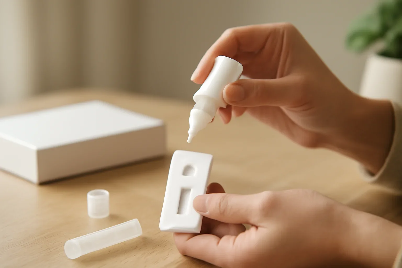 What Is Microbiome Diversity? page hero image showing an at-home microbiome testing scene