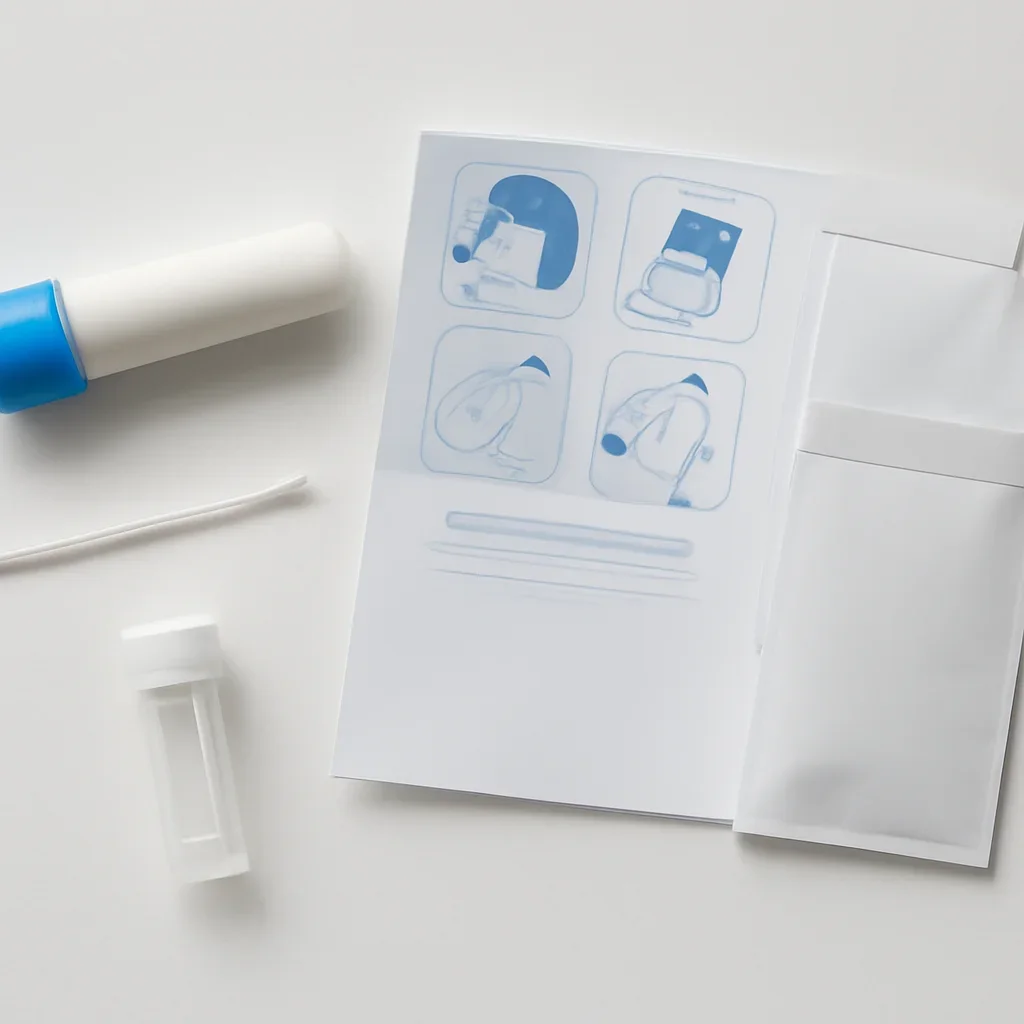 Supporting image for Microbiome Test Airdrie showing kit contents and instructions