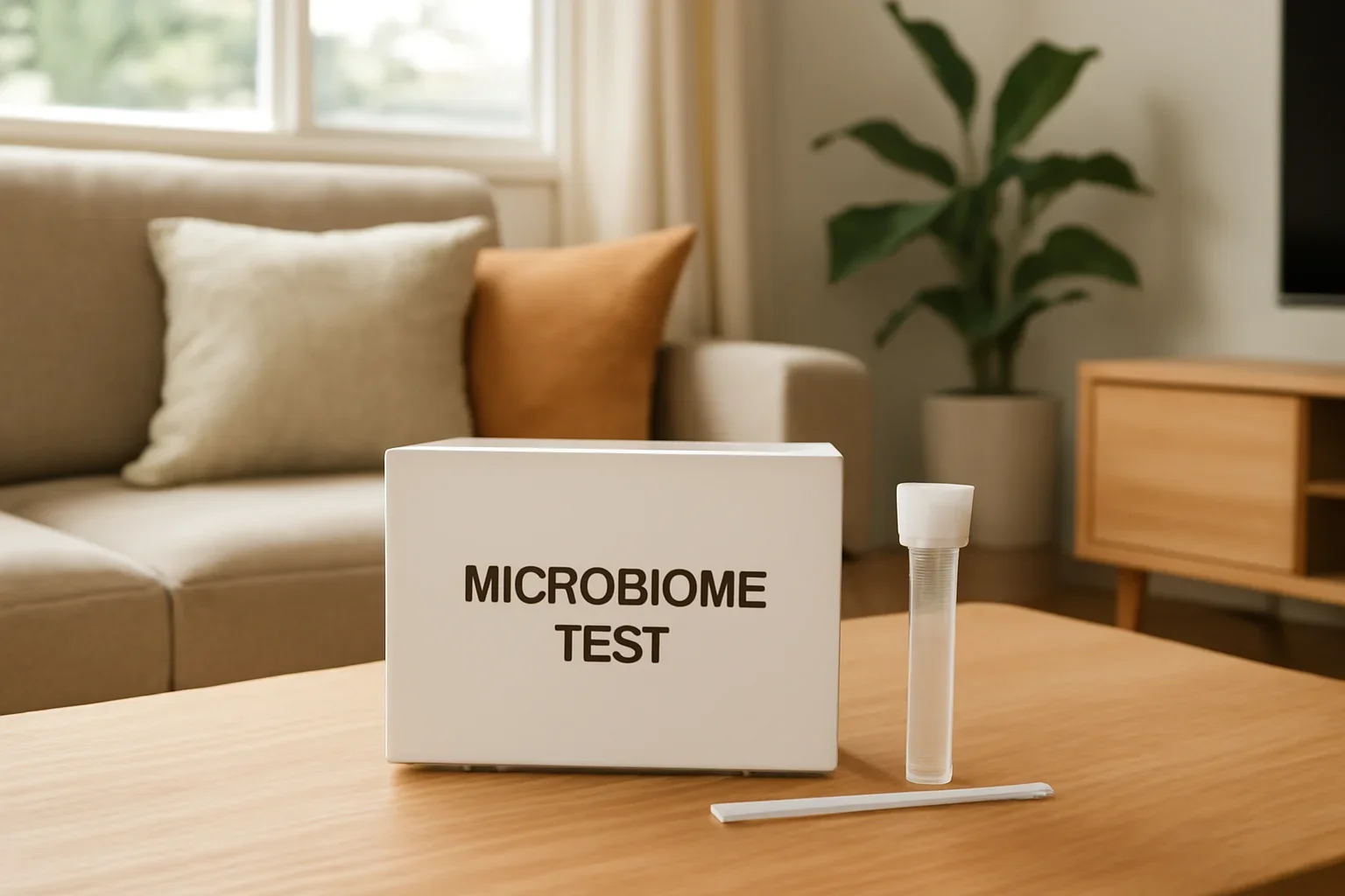 At-home microbiome test kit prepared for delivery to a customer in Coquitlam British Columbia