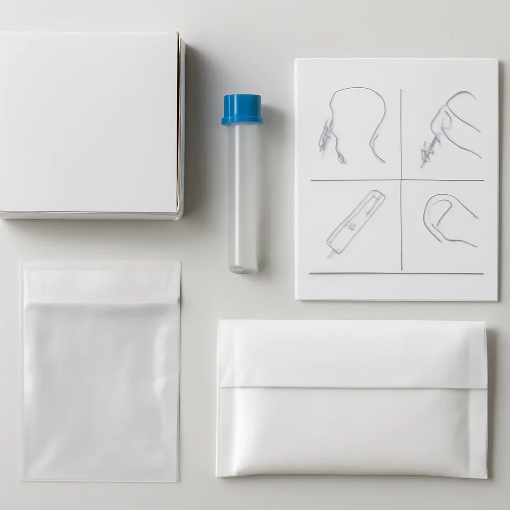 Supporting image for Microbiome Test Cost Canada showing kit contents and instructions