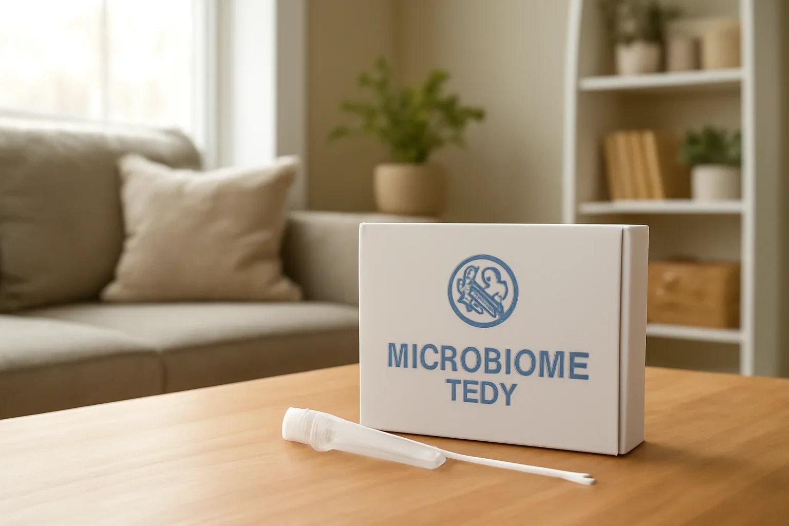 Hero image for Microbiome Test Fredericton with an at-home microbiome test kit ready for Fredericton delivery