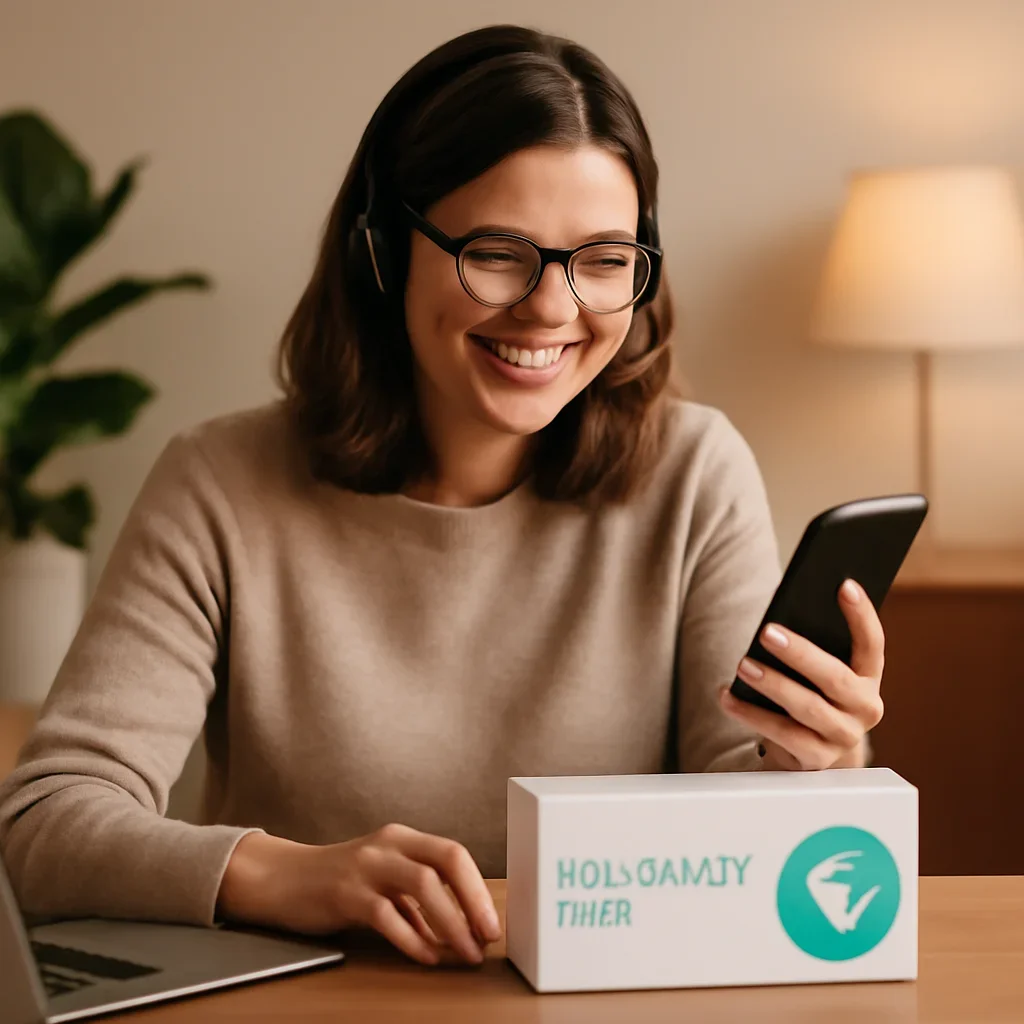 Call to action image for Microbiome Test Halifax showing customer support and online ordering