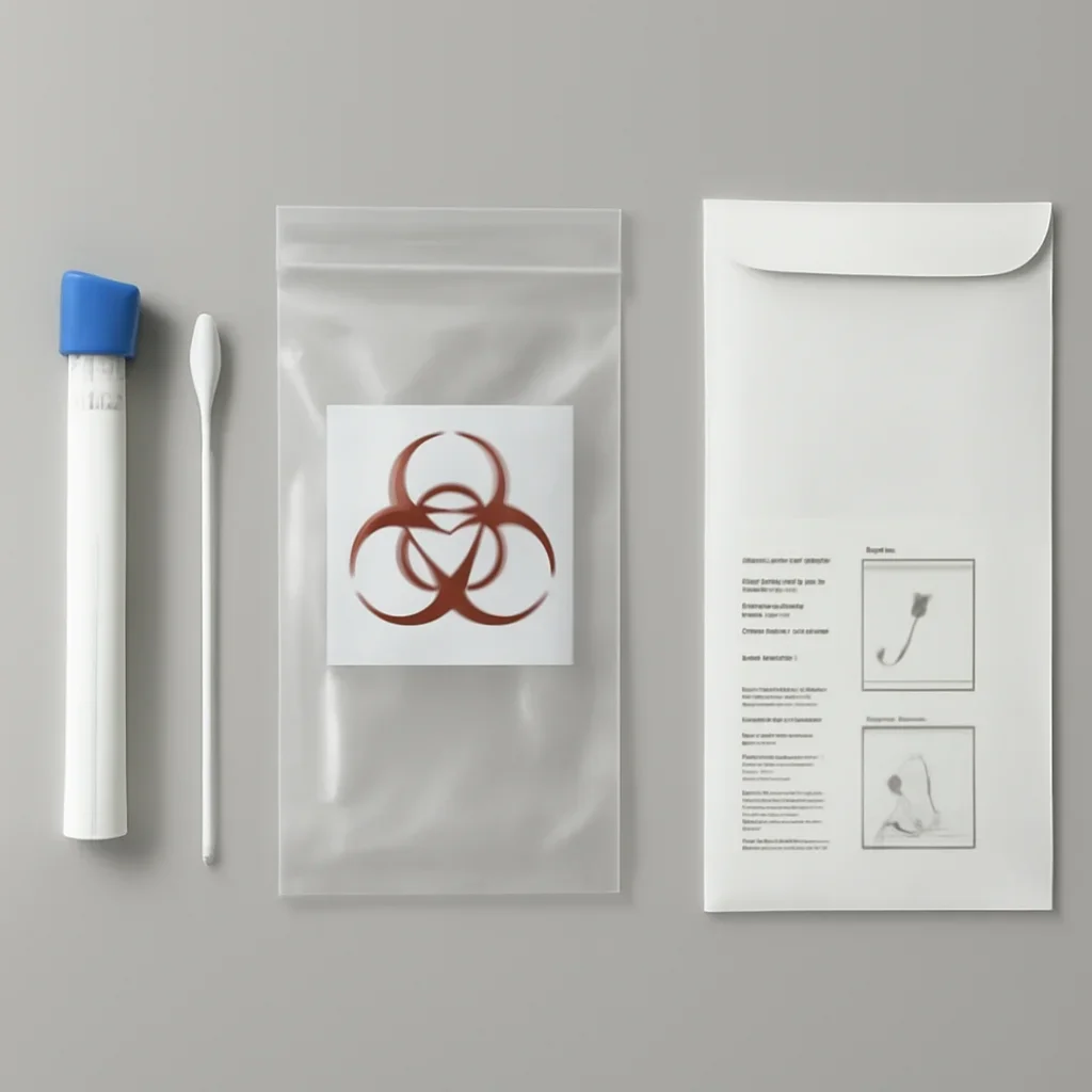 Supporting image for Microbiome Test Halifax showing kit contents and instructions