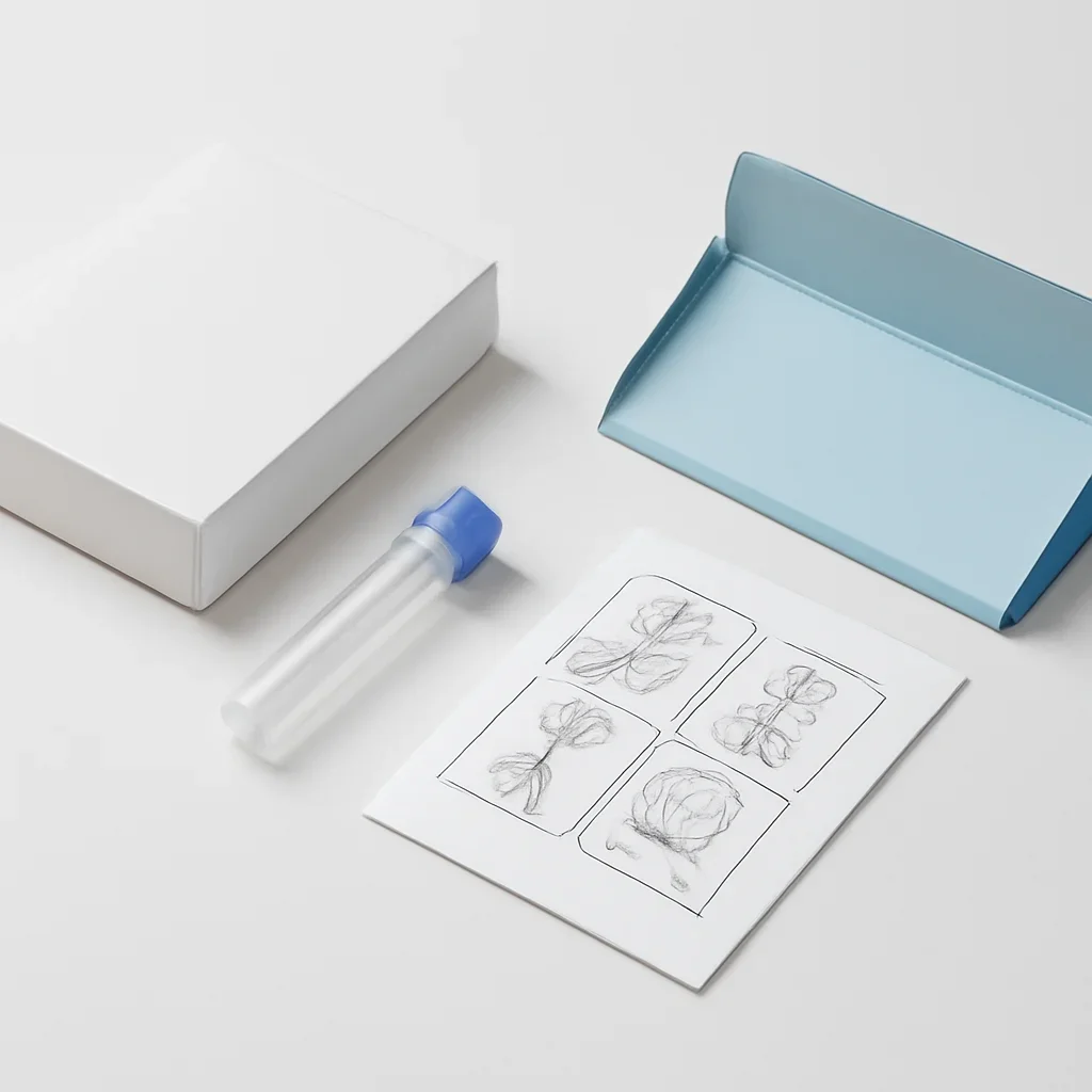 Microbiome test kit contents and home collection instructions for a Hamilton resident
