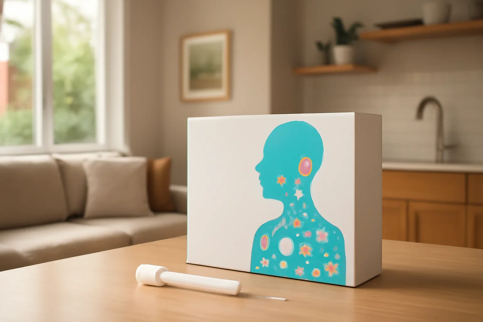 At-home microbiome test kit prepared for a Kitchener–Waterloo customer