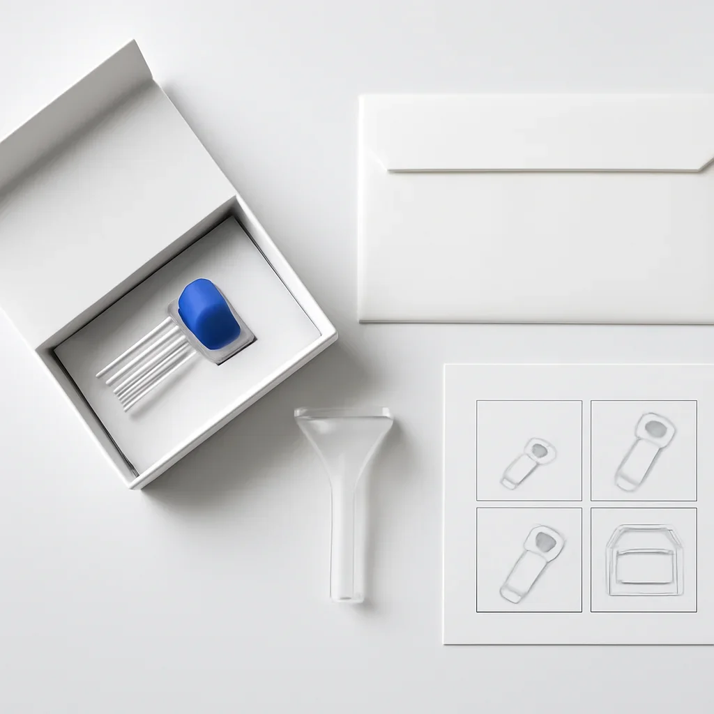 Supporting image for Microbiome Test Moncton showing kit contents and instructions