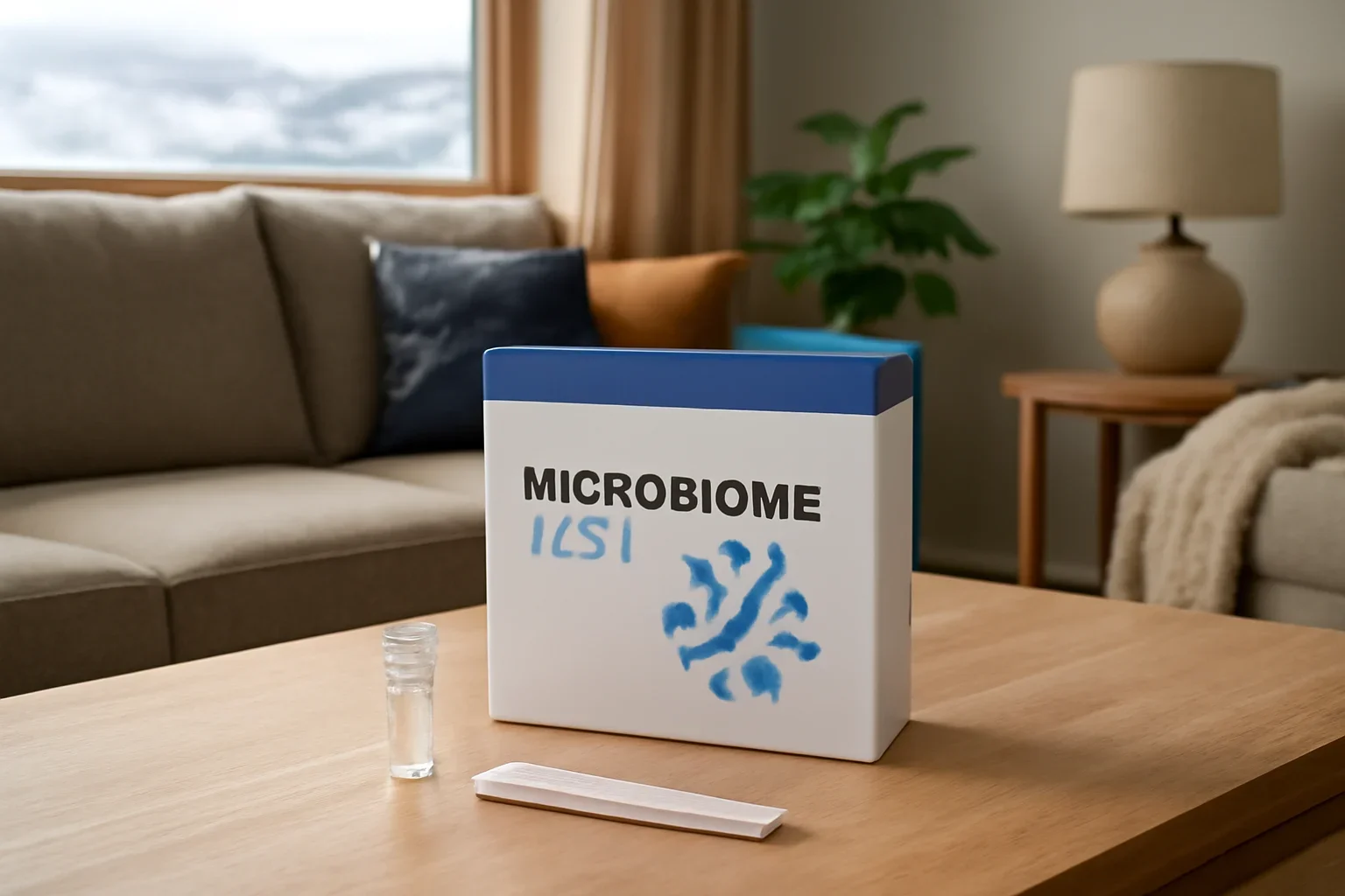 Hero image for Microbiome Test Nunavut with an at-home microbiome test kit ready for Nunavut delivery