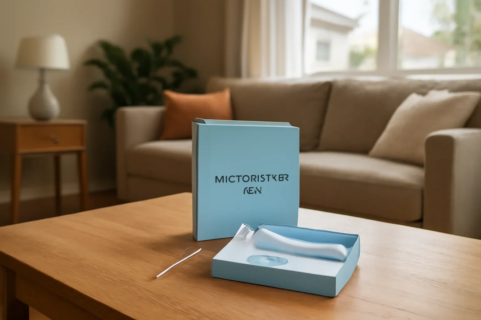 At-home microbiome test kit prepared for a customer in Peterborough Ontario