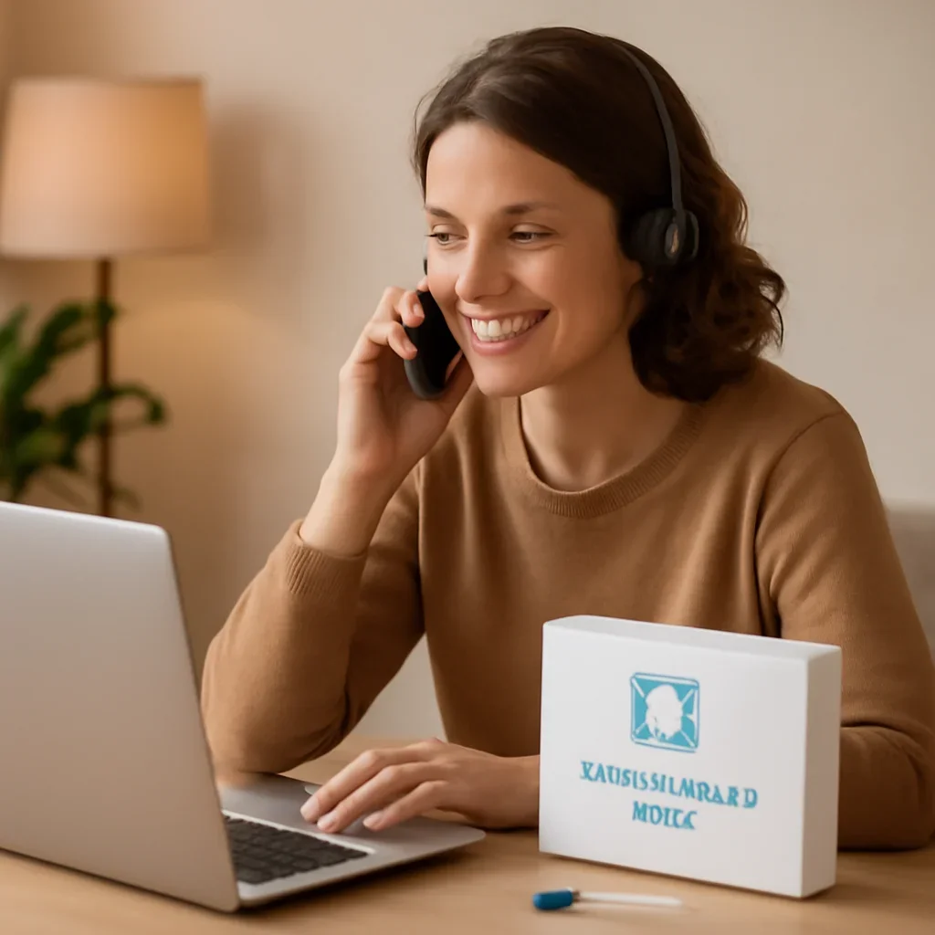 Call to action image for Microbiome Test Prince Edward Island showing customer support and online ordering