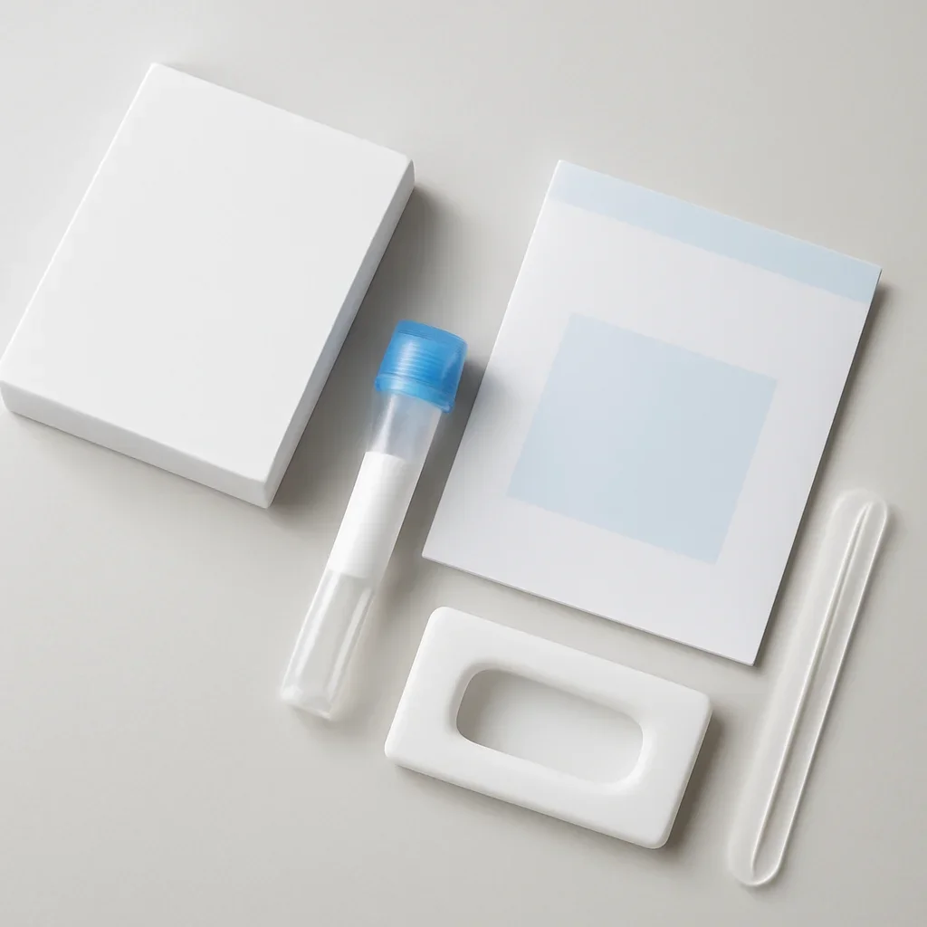 Supporting image for Microbiome Test Prince Edward Island showing kit contents and instructions