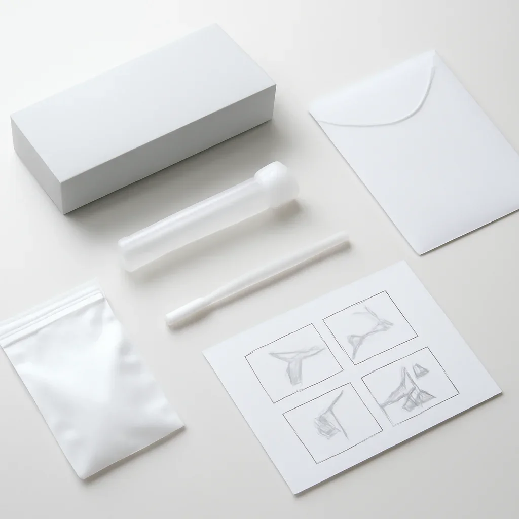 Microbiome test kit and home collection instructions for a Prince George British Columbia customer