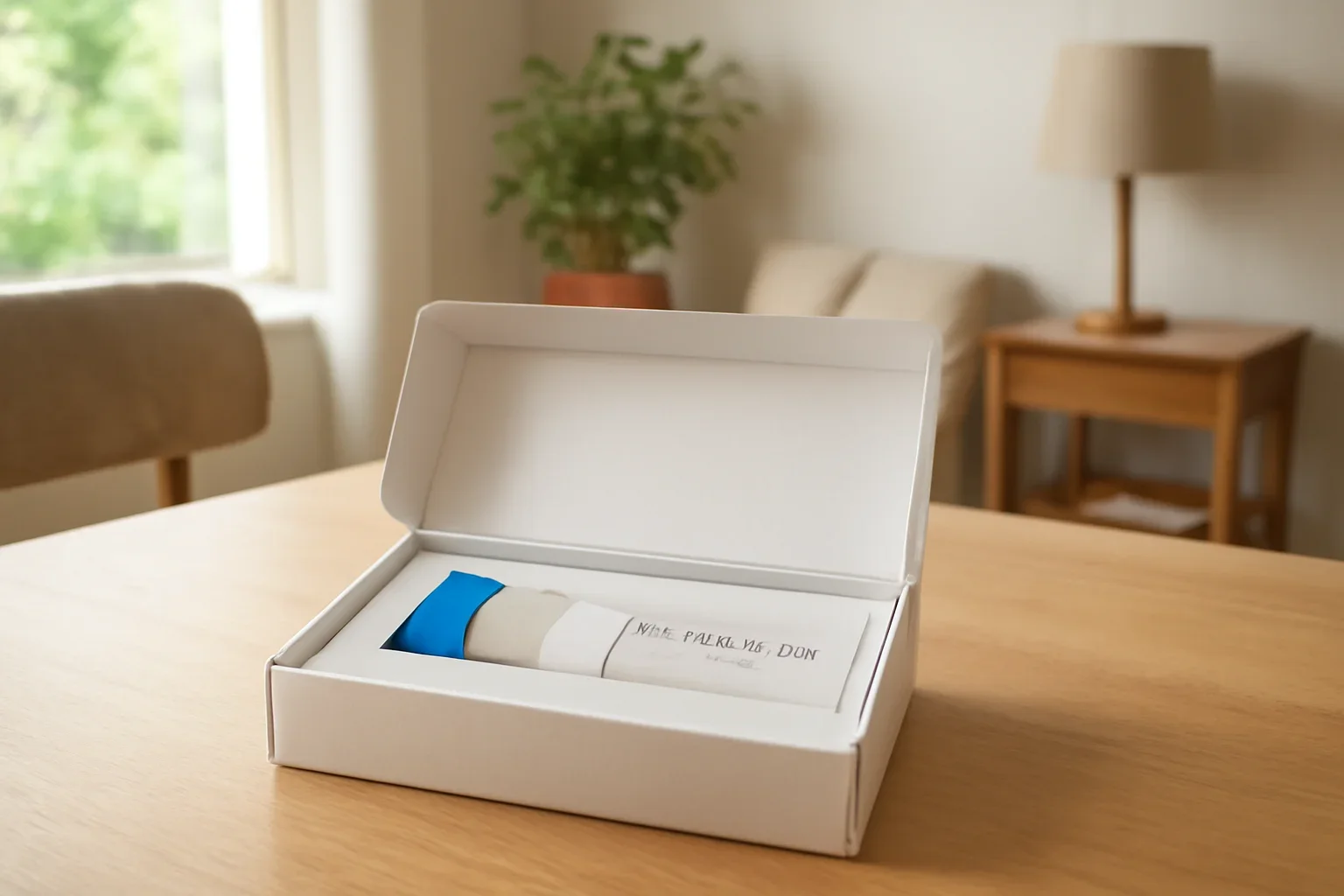At-home microbiome test kit prepared for delivery to a Regina Saskatchewan address