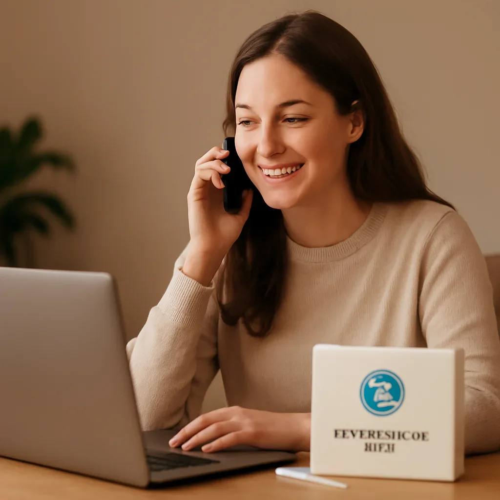 Call to action image for Microbiome Test Sudbury showing customer support and online ordering